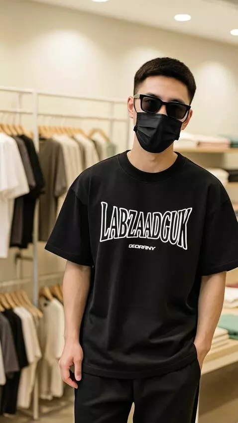 AI Video from prompt: Pria tersebut berpose keren, kamera zoom out dan