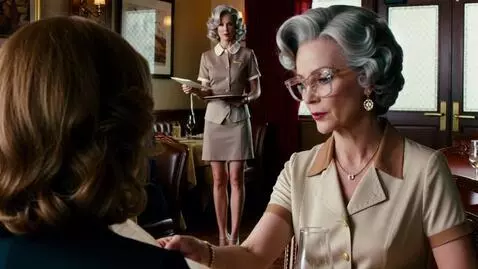 AI Video from prompt: Женщина , 40 лет, модельной внешности, красивая,