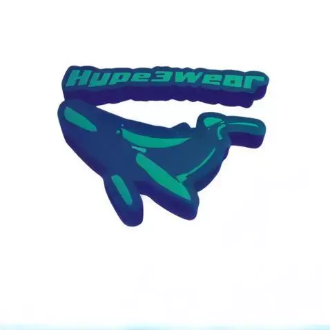 AI Video from prompt: Animated blue whale breach water and turns into 