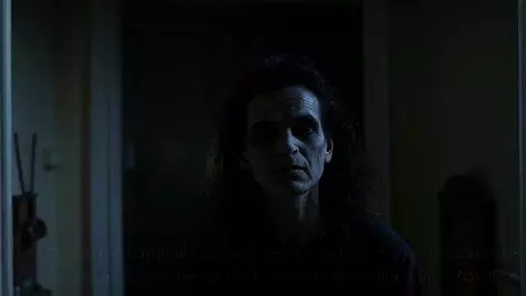 AI Video from prompt: Frankenstein deschide larg gura și i se văd dinț