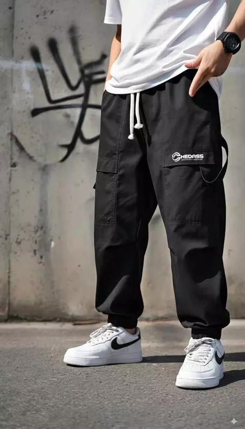 AI Video from prompt: Anak tersebut mempromosikan celan yang di pakai 