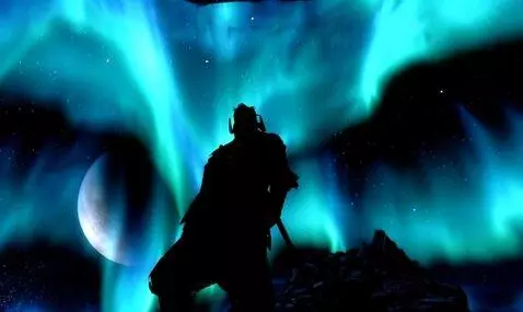 AI Video from prompt: Argonian lizard Warrior stands looking up to the