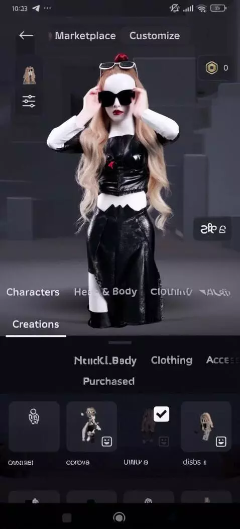 AI Video from prompt: Девушка на фоне элегантно убирает очки и вся пре