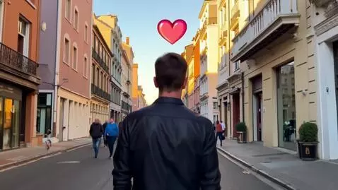 AI Video from prompt: /video prompt:a 21 years old white brown hair ma