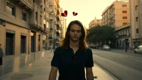 AI Video from prompt: 2000's style carton ,a 21 years old white brown 