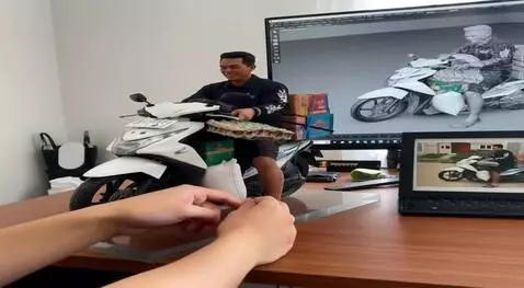 AI Video from prompt: Two hands gently pick up the figure in the frame