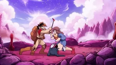 AI Video from prompt: Сас из андартейл призывает папайруса и они напад