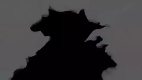 AI Video from prompt: сделай заставку санчала черный экран потом появл