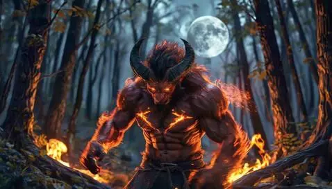 AI Video from prompt: demon demon fire