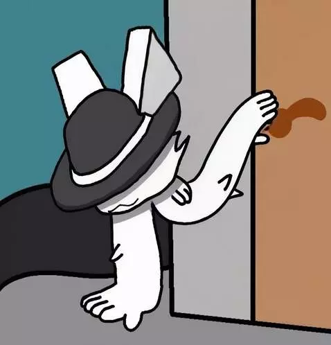 AI Video from prompt: The cephalopod Gubby opening the door