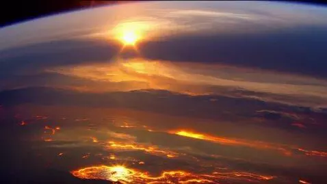 AI Video from prompt: A cinematic wide shot of the Sun’s surface — imm