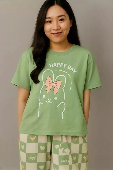 AI Video from prompt: The model tilts her head to one side, smiles bro