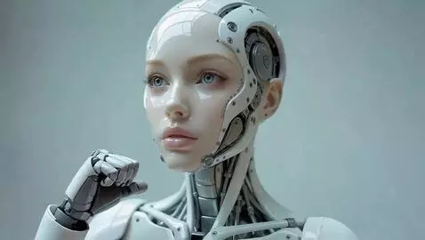 AI Video from prompt: Девушка биоробот атакует. Атмосфера фантастическ