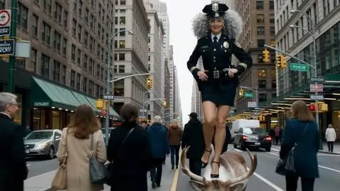 AI Video from prompt: Женщина , 40 лет, модельной внешности, красивая,