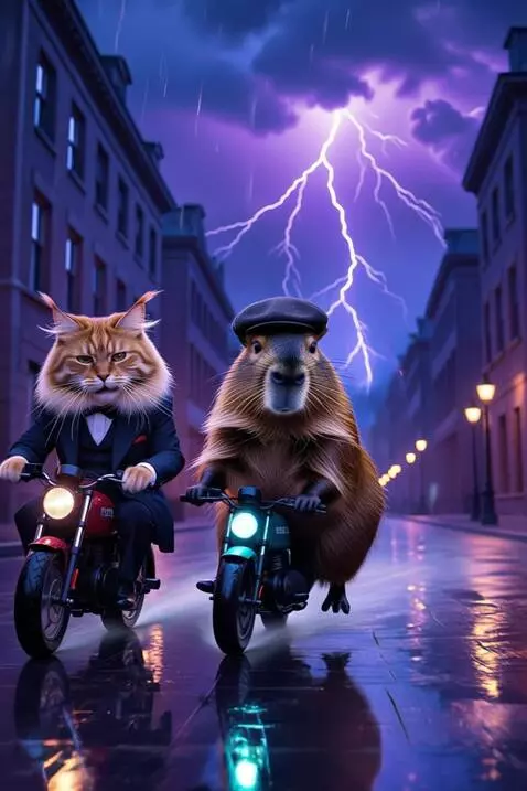 AI Video from prompt: Conducen a alta velocidad,Adrenalina,vertigo,cin