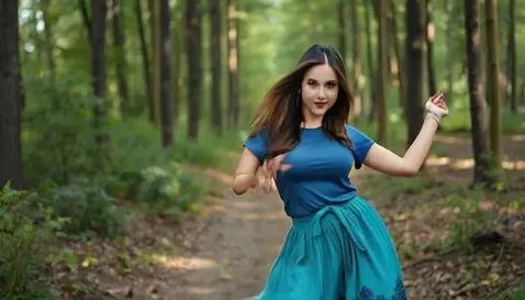 AI Video from prompt: A pretty beautiful 25-year-old young woman with 