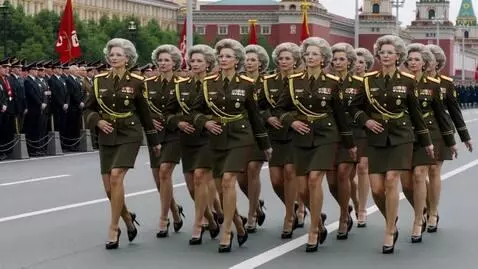 AI Video from prompt: Женщины в количестве 20 человек, всем по 40 лет,