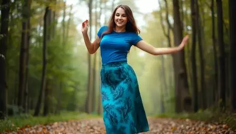 AI Video from prompt: A pretty beautiful 25-year-old young woman with 