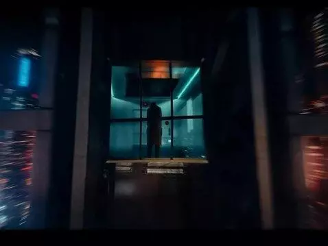 AI Video from prompt: the elevator on the Eternity skyscraper in Mosco