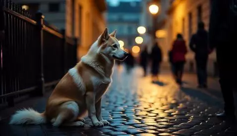 AI Video from prompt: Cinematic sequence at Shibuya Station platform. 