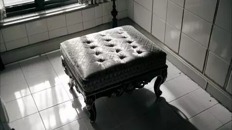 AI Video from prompt: An extreme close-up from above on an empty fancy