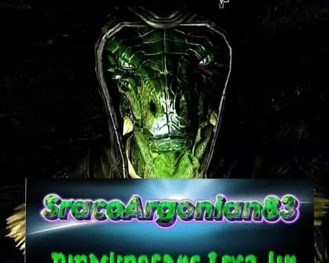 AI Video from prompt: Argonian lizard dude is giving you the looks hol