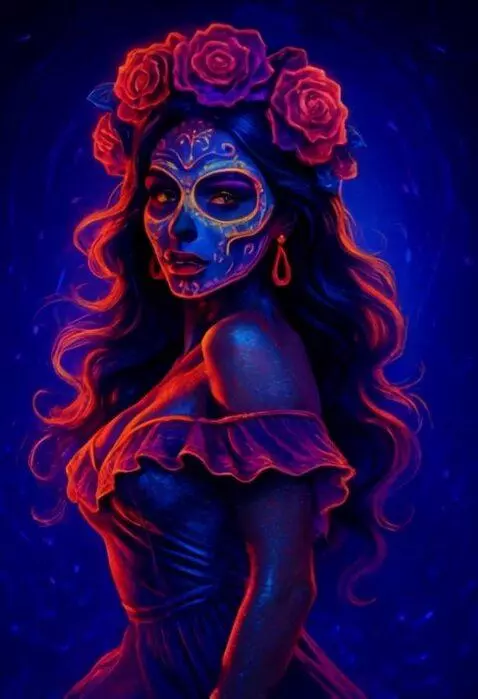 AI Video from prompt: She winked at me it was hauntingly beautiful