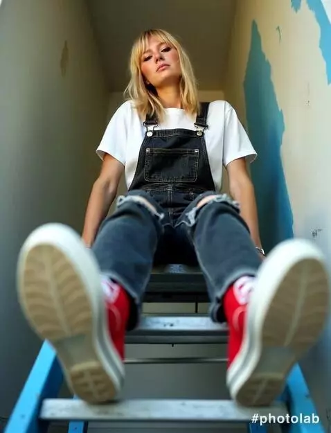 AI Video from prompt: Позирует, .....