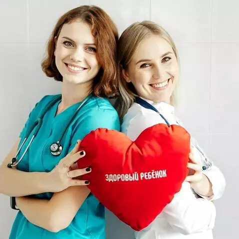 AI Video from prompt: generate a video of happy doctors smiling at eac