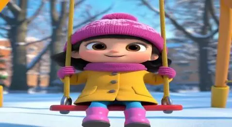 AI Video from prompt: girl swinging