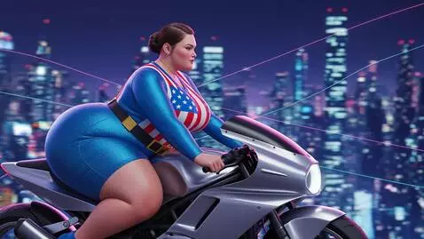 AI Video from prompt: Riding a motorbike
