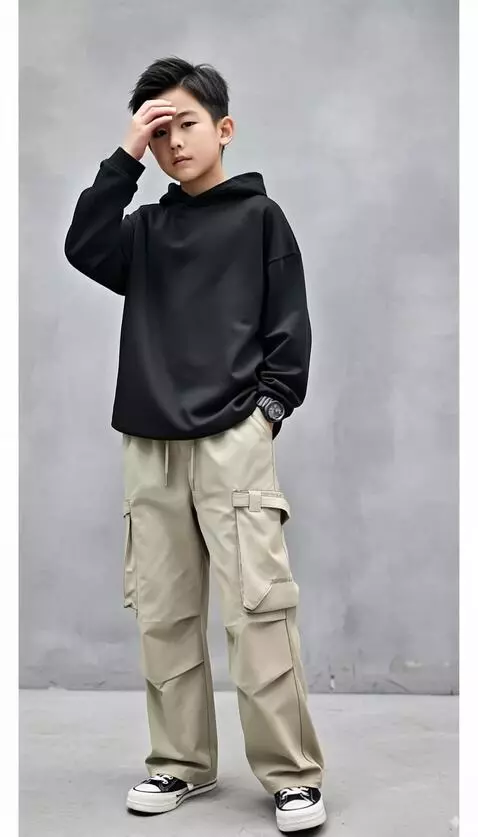 AI Video from prompt: Model tersebut merapikan rambutnya kemudian berp