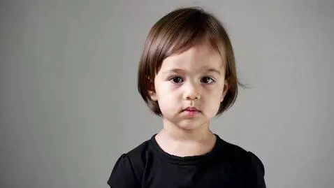 AI Video from prompt: child models black