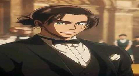 AI Video from prompt: His hairs and eyes move in slow motion