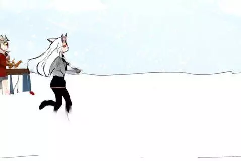 AI Video from prompt: Generate a woman with white hair, red eyes and w