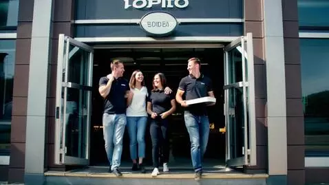 AI Video from prompt: A young couple (around the age of 30 avarage loo