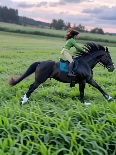 AI Video from prompt: A calculated leap. Power coiled in every muscle.