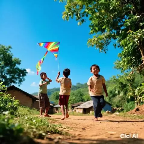 AI Video from prompt: Buat video pendek yang menghidupkan foto anak-an