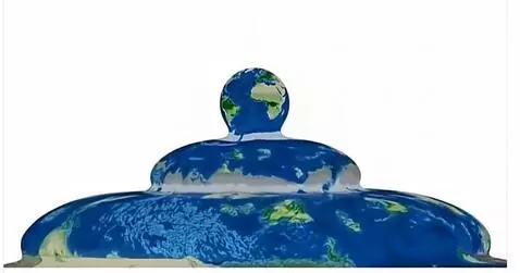 AI Video from prompt: Animate this new model of the world we live in