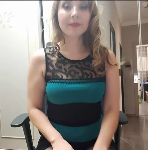 AI Video from prompt: a beauty  business lady in black nylon stockings