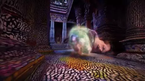 AI Video from prompt: Buddhist Temple Weirdcore: Horror Astroprojected