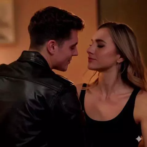 AI Video from prompt: Romantic and mature AI video: A couple interacts