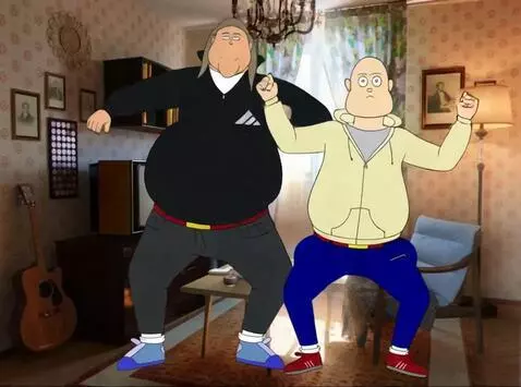 AI Video from prompt: The boys are dancing.