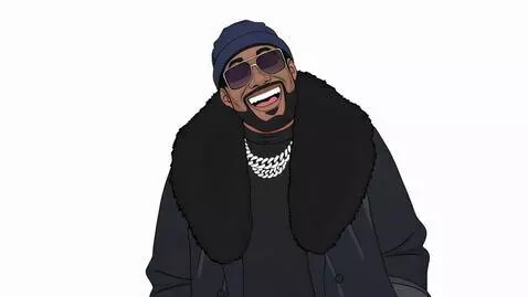 AI Video from prompt: nodding his head to a beat, enjoying a favorite 