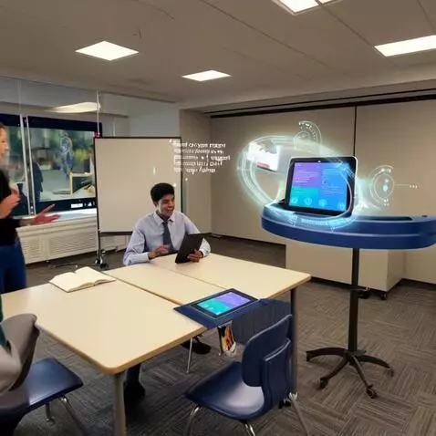 AI Video from prompt: The student sits down at a desk, and their AI-po