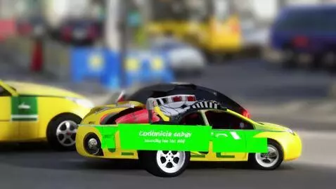 AI Video from prompt: give me an advertisement for a taxi named quvaso