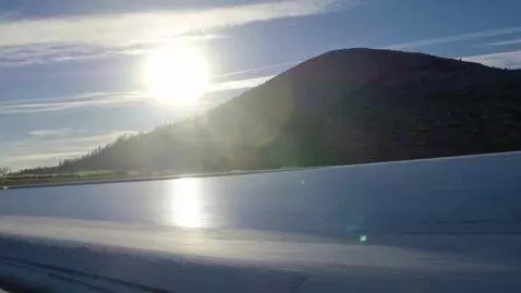 AI Video from prompt: Create a  flat earth and firmament above