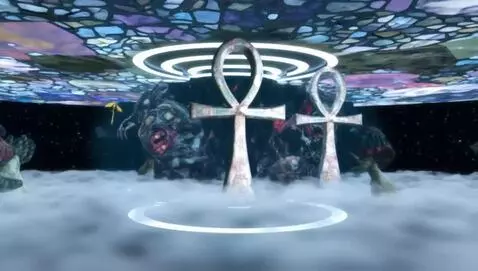 AI Video from prompt: Inside an Alien Spaceship Weirdcore: Horror Astr