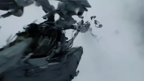 AI Video from prompt: Space Jockey seating at the bridge of an Alien S