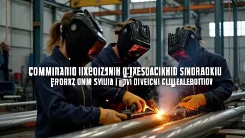 AI Video from prompt: Shot 1: A team of confident female welders in sl